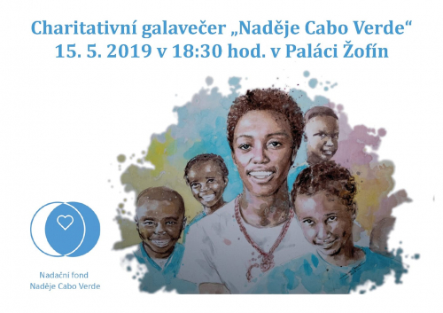 Charitativní galavečer Naděje Cabo Verde 15. 5. 2019